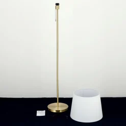 Vloerlamp Ludwig, antiek messing