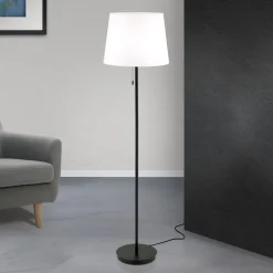 Vloerlamp Ludwig, mat zwart