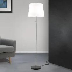 Vloerlamp Ludwig, mat zwart