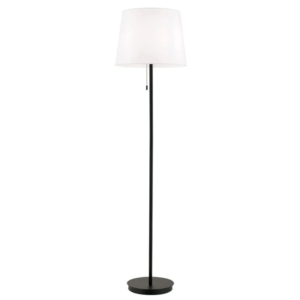 Vloerlamp Ludwig, mat zwart