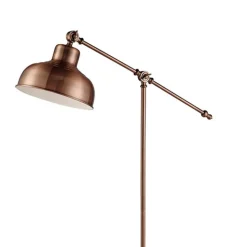 Vloerlamp Macbeth van metaal in trendy koper
