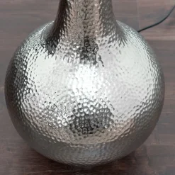 Vloerlamp Maestro, wit/zilver