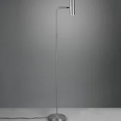 Vloerlamp Marley, nikkel, hoogte 151 cm, metaal