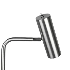 Vloerlamp Marley, nikkel, hoogte 151 cm, metaal