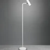 Vloerlamp Marley, wit, hoogte 151 cm, metaal