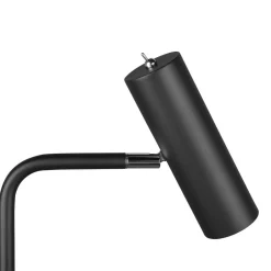 Vloerlamp Marley, zwart, hoogte 151 cm, metaal