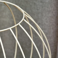 Vloerlamp Mercure, zand, metaal/kunststof, hoogte 93 cm