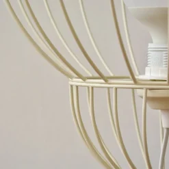 Vloerlamp Mercure, zand, metaal/kunststof, hoogte 93 cm