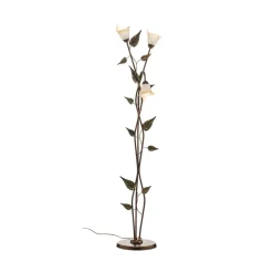 Vloerlamp Miranda in Florentijnse stijl, brons