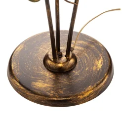 Vloerlamp Miranda in Florentijnse stijl, brons