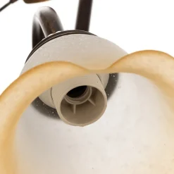 Vloerlamp Miranda in Florentijnse stijl, brons