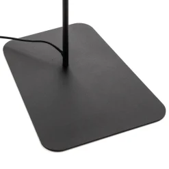 Vloerlamp Monaco met kap van glazen bol