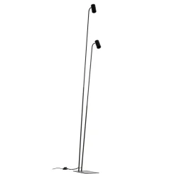 Vloerlamp Mono II, 2-lamps, zwart