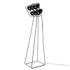 Vloerlamp Multilamp, 6-lamps, zwart