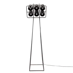 Vloerlamp Multilamp, 6-lamps, zwart