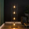 Vloerlamp Nestoy, antraciet, 4-lamps