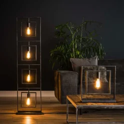 Vloerlamp Nestoy, antraciet, 4-lamps