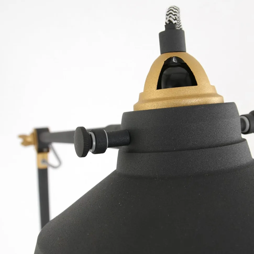 Vloerlamp Nové, verstelbaar, zwart