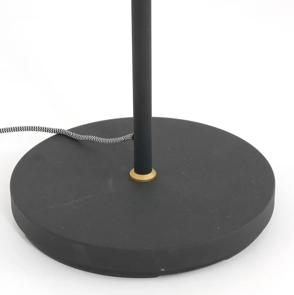 Vloerlamp Nové, verstelbaar, zwart