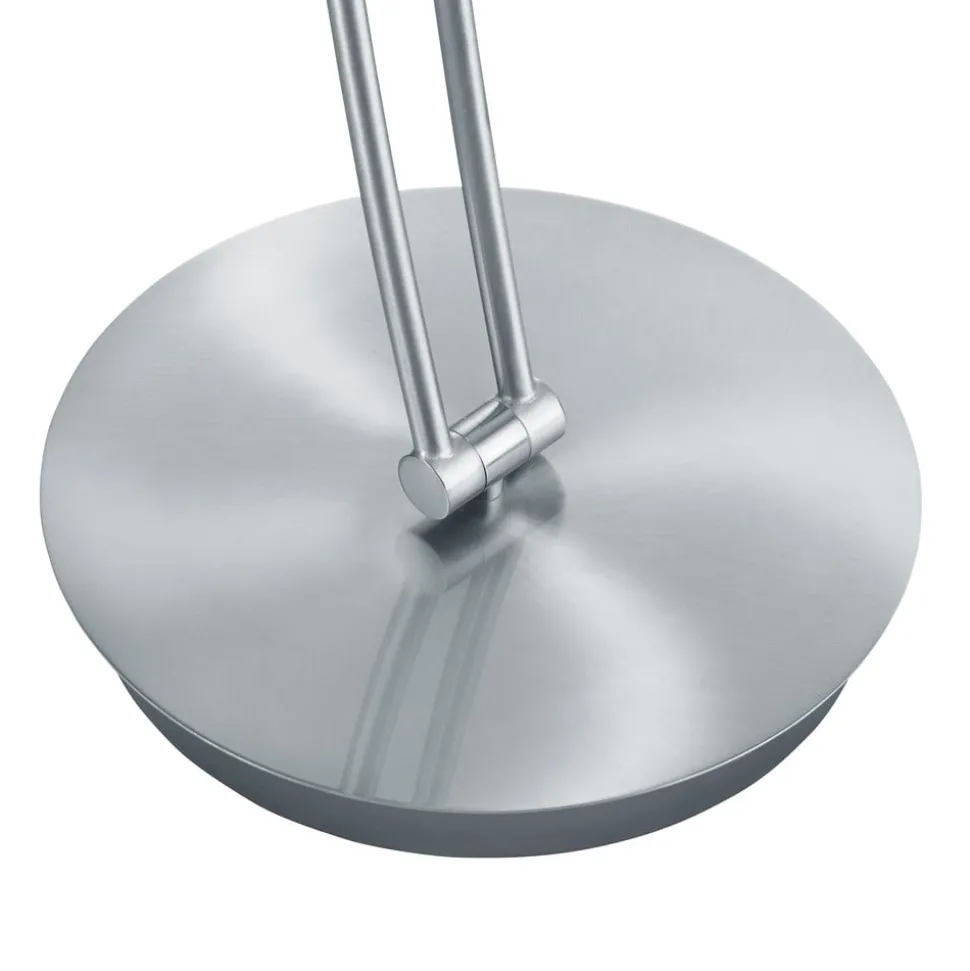 Vloerlamp Ohio, nikkel/chroom