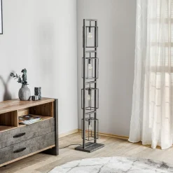 Vloerlamp Perpendillu, 4-lamps