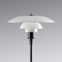 Vloerlamp PH 3 1/2-2 1/2 - voer zw. gemetalliseerd