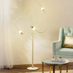 Vloerlamp Poppy - Met drie flexarmen