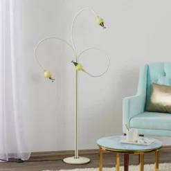 Vloerlamp Poppy - Met drie flexarmen