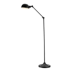 Vloerlamp Portland, 2-voudig verstelbaar, zwart