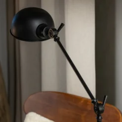 Vloerlamp Portland, 2-voudig verstelbaar, zwart