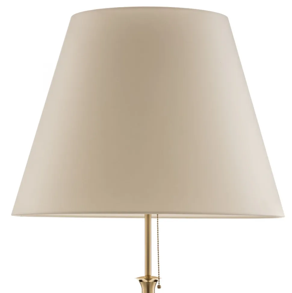 Vloerlamp Royce met plafondlamp crème