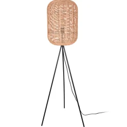 Vloerlamp Runa met sisalkap
