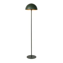 Vloerlamp Siemon van staal, Ø 35 cm, groen