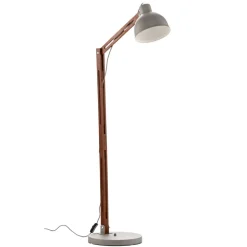 Vloerlamp Skansen, verstelbaar, grijs