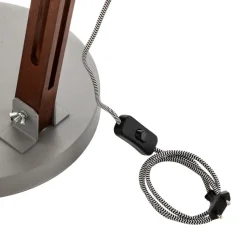 Vloerlamp Skansen, verstelbaar, grijs