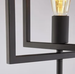 Vloerlamp Squares, zwart