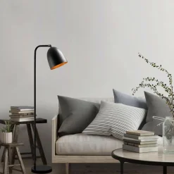 Vloerlamp Tattoo 4090, zwart, metaal, hoogte 120 cm