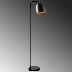 Vloerlamp Tattoo 4090, zwart, metaal, hoogte 120 cm