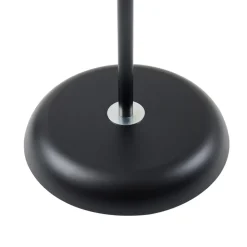 Vloerlamp Tebbi, zwart, metaal, hoogte 150 cm