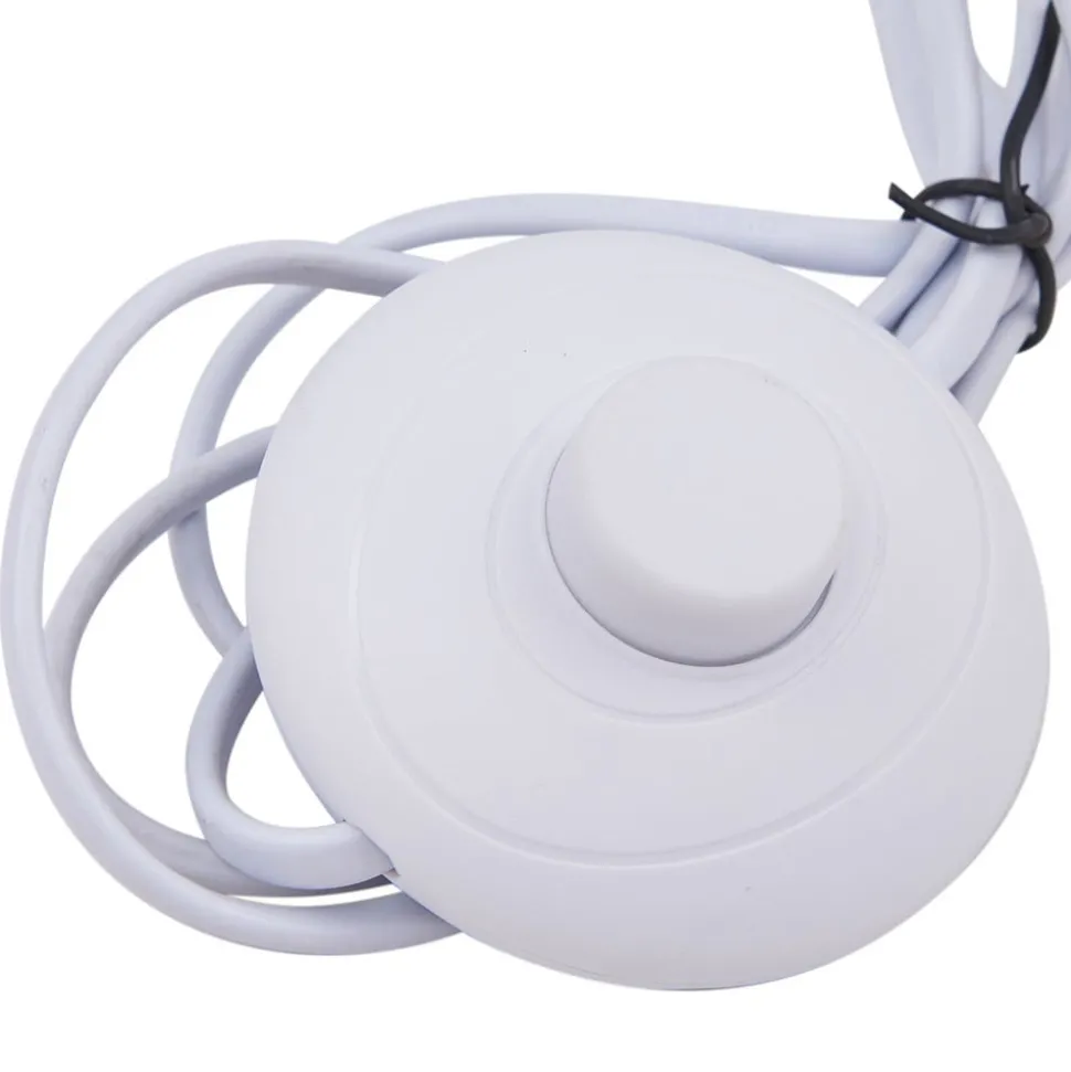 Vloerlamp Tonka, beige, metaal/marmer, 180 cm, E27