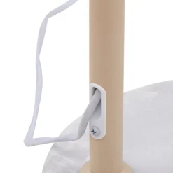 Vloerlamp Tonka, beige, metaal/marmer, 180 cm, E27