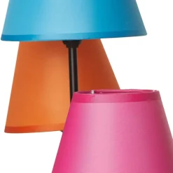 Vloerlamp van textiel Colori 5-lamps multicolor