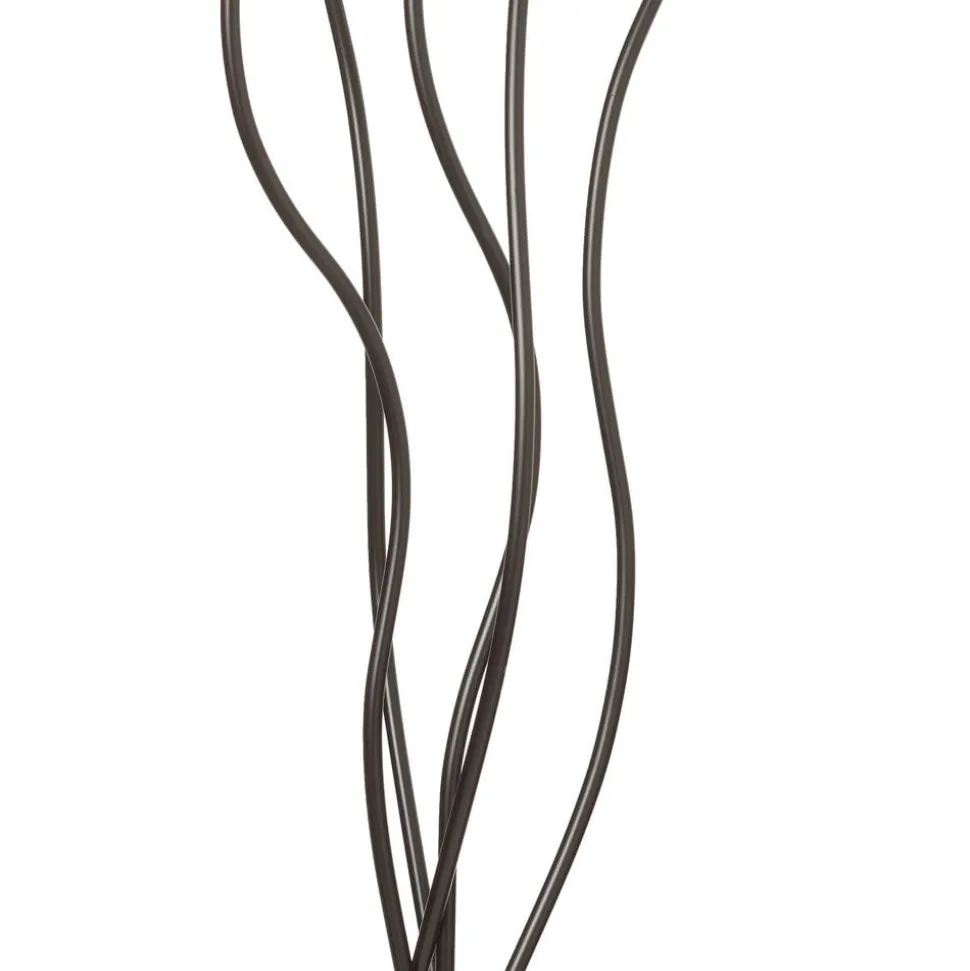 Vloerlamp van textiel Colori 5-lamps multicolor