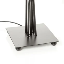 Vloerlamp van textiel Colori 5-lamps multicolor