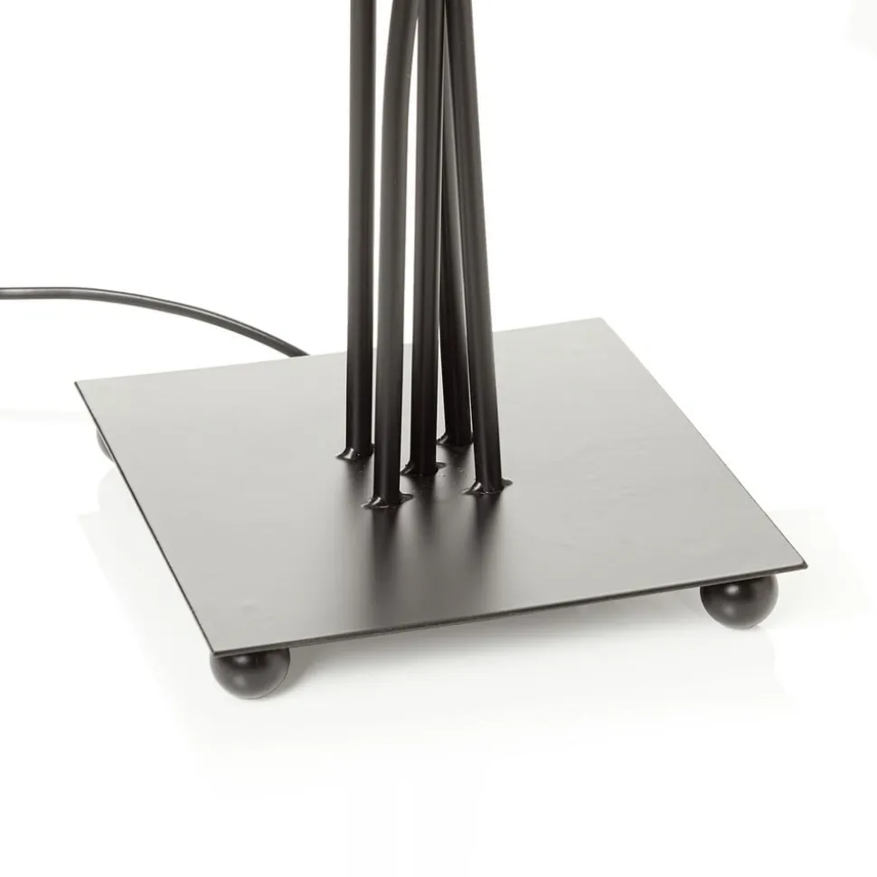 Vloerlamp van textiel Colori 5-lamps multicolor