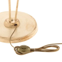 Vloerlamp Vanda in Florentijnse stijl, ivoor