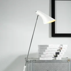 Vloerlamp Vanila, justeerbaar, wit