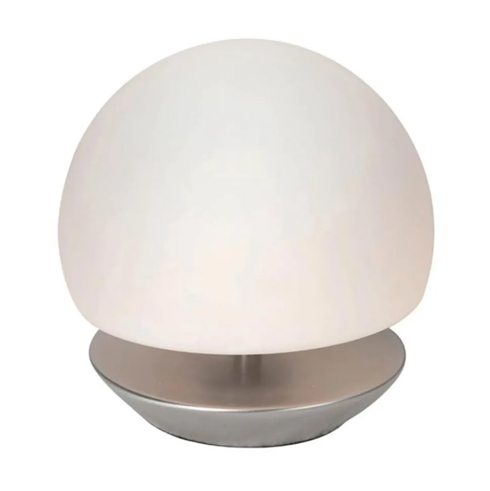 Voet geborsteld staal - LED tafellamp Ancilla