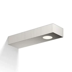 Wand- en spiegellamp Flat 2 LED, mat nikkel