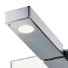 Wand- en spiegellamp Flat 2 LED, chroom